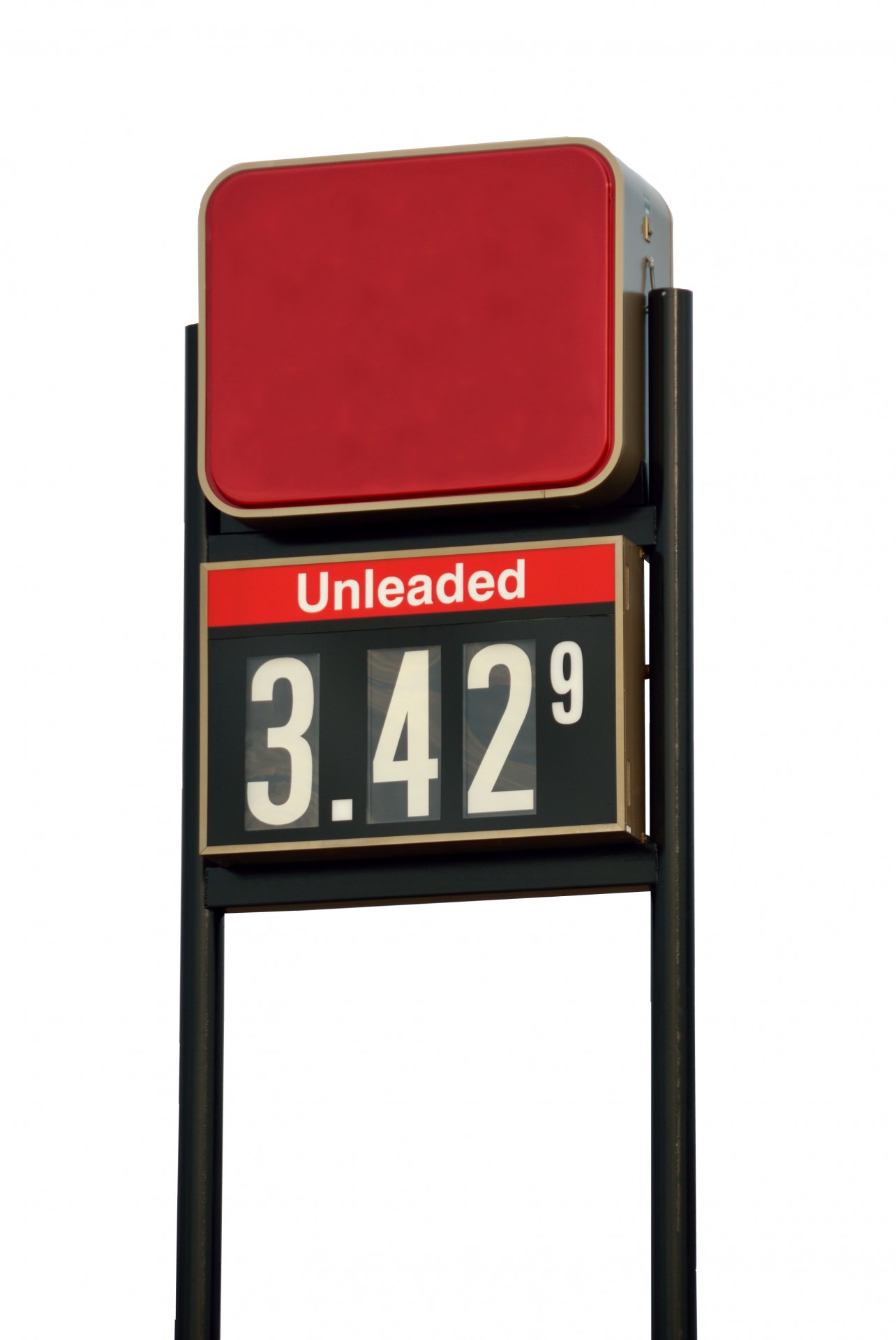 Gasoline Price Sign
