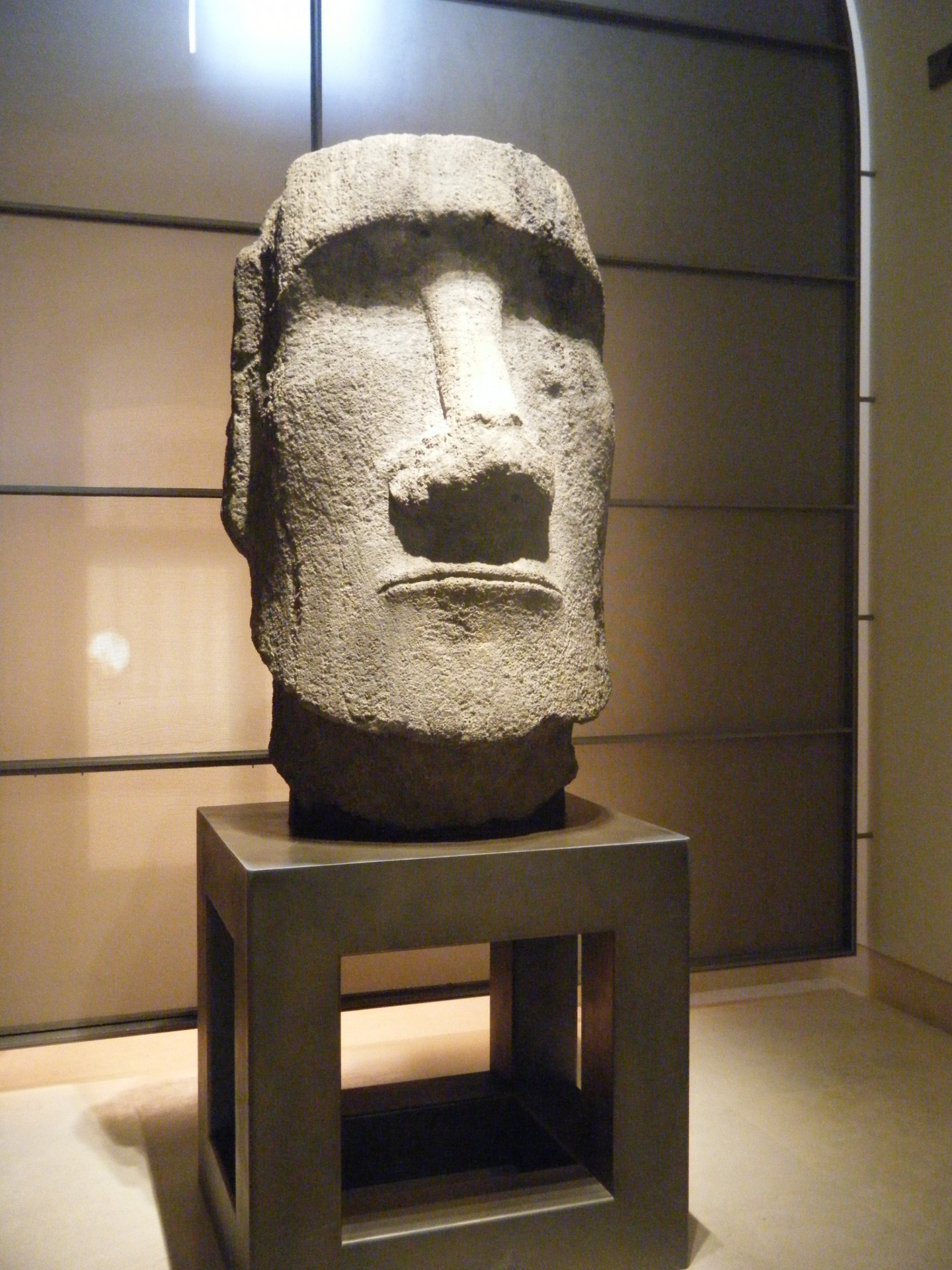 Easter Island statue in The Louvre